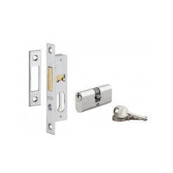 Serrure à Encastrer à Cylindre Axe 15 Mm 3 Clés 94398