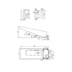 Serrure à Plastron Rouge Boîtier CP Gauche -Kobleo serrure a plastron rouge boitier cp gauche 1