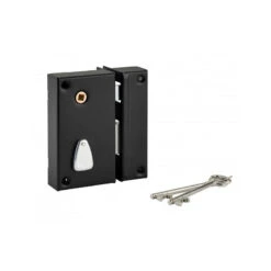 Serrure En Applique De Grille 75 X 130 Mm Droite 2 Clés 37110
