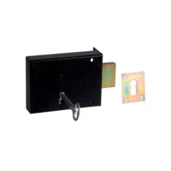 Serrure En Applique Standard 461 à Pêne Dormant Seul Axe 65 Mm Gauche