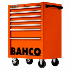 Bahco Servante Classique C75 7 Tiroirs Orange Charge 600 Kg 986x501x763mm 14