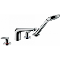 Hansgrohe Set De Finition Mélangeur Novus 4 Trous Sur Bord De Baignoire Finition
