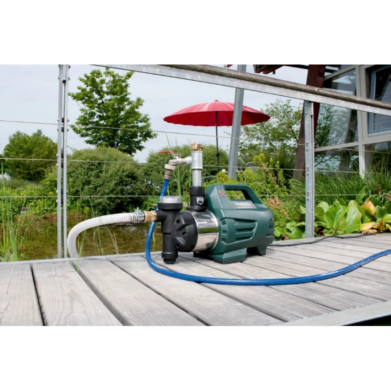 Metabo Surpresseur Avec Réservoir 1300W 4,8bar HWAI 4500 Inox 2 Metabo Surpresseur Avec Réservoir 1300W 4,8bar HWAI 4500 Inox – Image 2