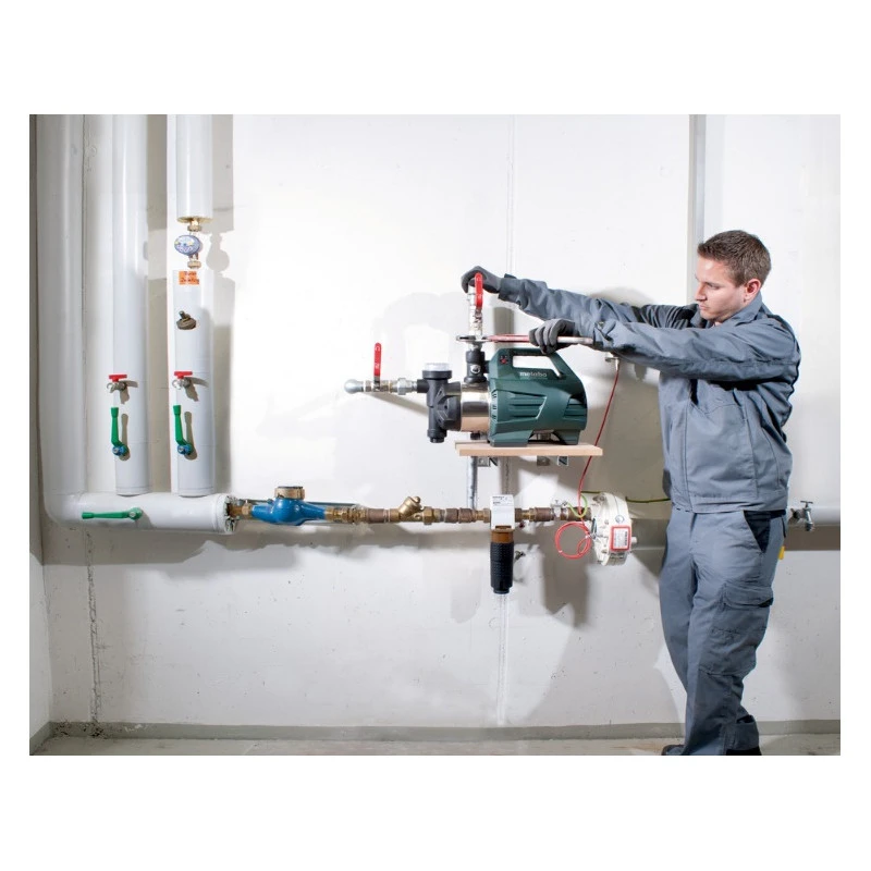 Metabo Surpresseur Avec Réservoir 1300W 4,8bar HWAI 4500 Inox 4 Metabo Surpresseur Avec Réservoir 1300W 4,8bar HWAI 4500 Inox – Image 4