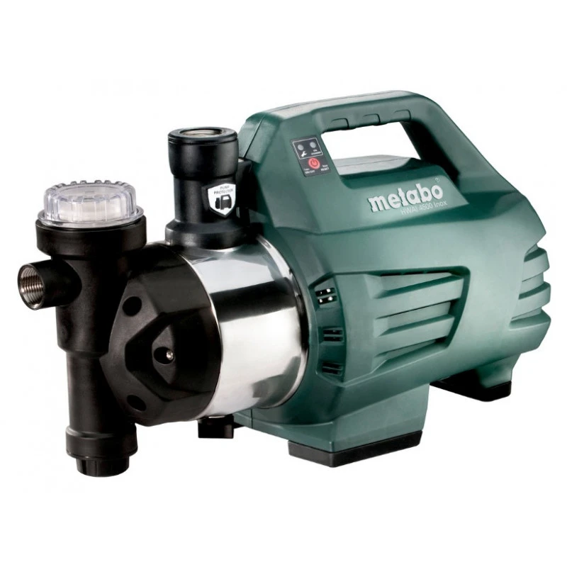 Metabo Surpresseur Avec Réservoir 1300W 4,8bar HWAI 4500 Inox 1 Metabo Surpresseur Avec Réservoir 1300W 4,8bar HWAI 4500 Inox