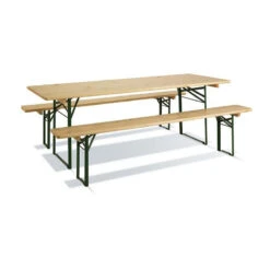 Table Pique Nique En Bois 220 Cm BRASSEUR