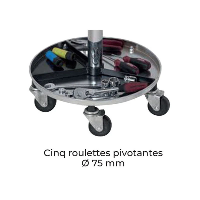 Tabouret De Mécanicien Réglable En Hauteur Maxi. 550 Mm TAB 2 Tabouret De Mécanicien Réglable En Hauteur Maxi. 550 Mm TAB – Image 2