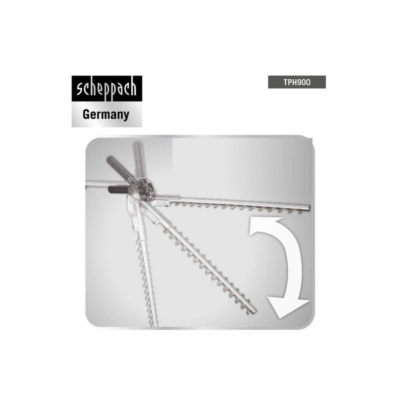 Taille-haies Sur Perche TPH900 900W D20mm Scheppach 4 Taille-haies Sur Perche TPH900 900W D20mm Scheppach – Image 4