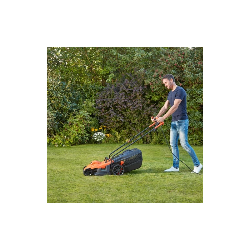 Tondeuse à Gazon 34 Cm 1400 W Avec Bac 40 L Et Poignée Bike BEMW461BH 4 Tondeuse à Gazon 34 Cm 1400 W Avec Bac 40 L Et Poignée Bike BEMW461BH – Image 4