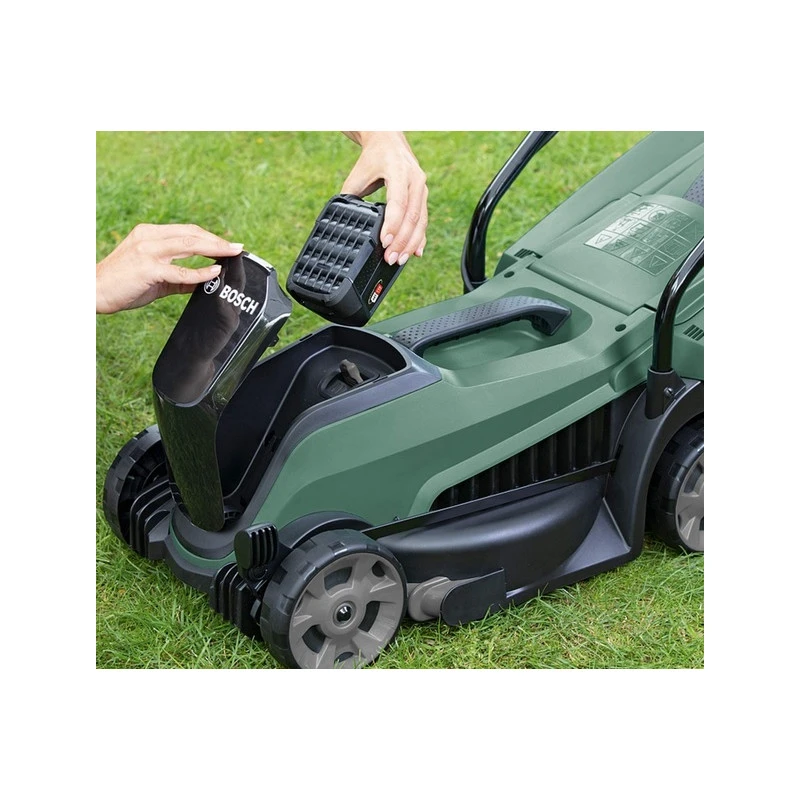 Bosch Tondeuse à Gazon Sans Fil 18V 4Ah Li-Ion Diamètre Coupe 32 Cm CityMowe 5 Bosch Tondeuse à Gazon Sans Fil 18V 4Ah Li-Ion Diamètre Coupe 32 Cm CityMowe – Image 5