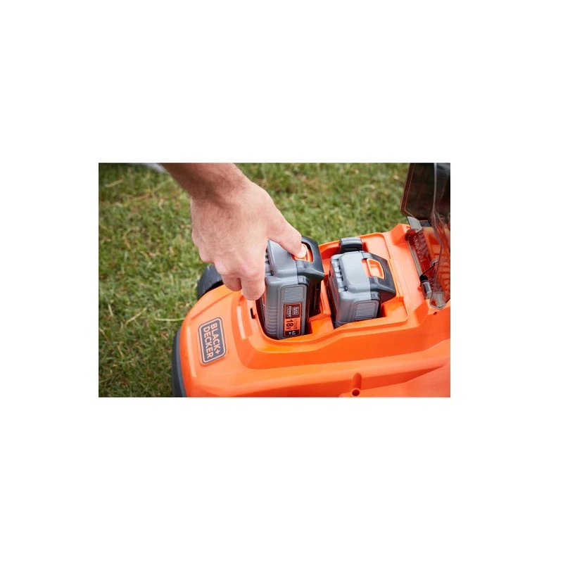 Tondeuse BCMW33184L2 18V 2x4Ah Li-Ion 33cm Black & Decker 4 Tondeuse BCMW33184L2 18V 2x4Ah Li-Ion 33cm Black & Decker – Image 4