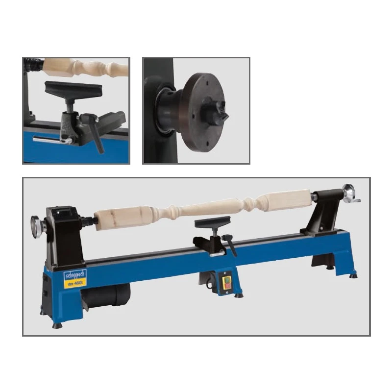 Scheppach Tour à Bois 550W 457 Mm DM 460 T 2 Scheppach Tour à Bois 550W 457 Mm DM 460 T – Image 2