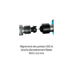 Tour à Bois 850mm 450W TAB085 -Kobleo tour a bois 850mm 450w tab085 leman 2