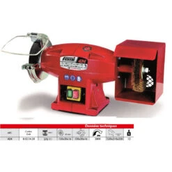 Touret Professionnel Meule/brosse Diam200 Mm 370W 424