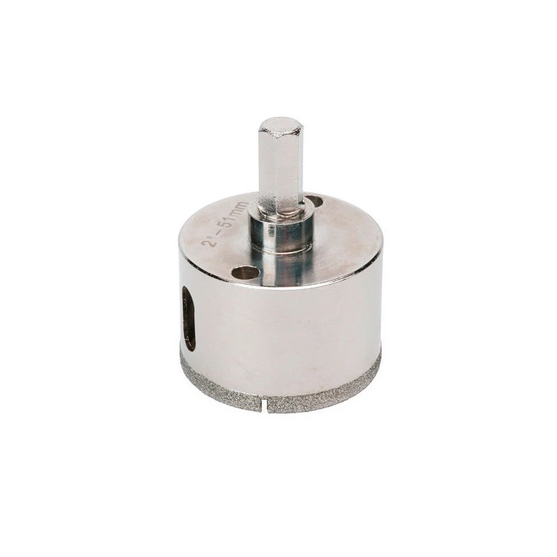 Trepan Diamant A Eau L. 35mm D.51 Tige 11 Mm Hexagonale 1 Trepan Diamant A Eau L. 35mm D.51 Tige 11 Mm Hexagonale