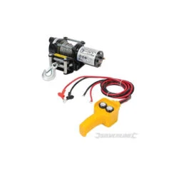 Silverline Treuil électrique 12V Traction 907 Kg