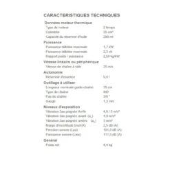 Tronçonneuse Thermique 35cm 1500W PS35C35 -Kobleo tronconneuse thermique 35cm 1500w ps35c35 dolmar 2