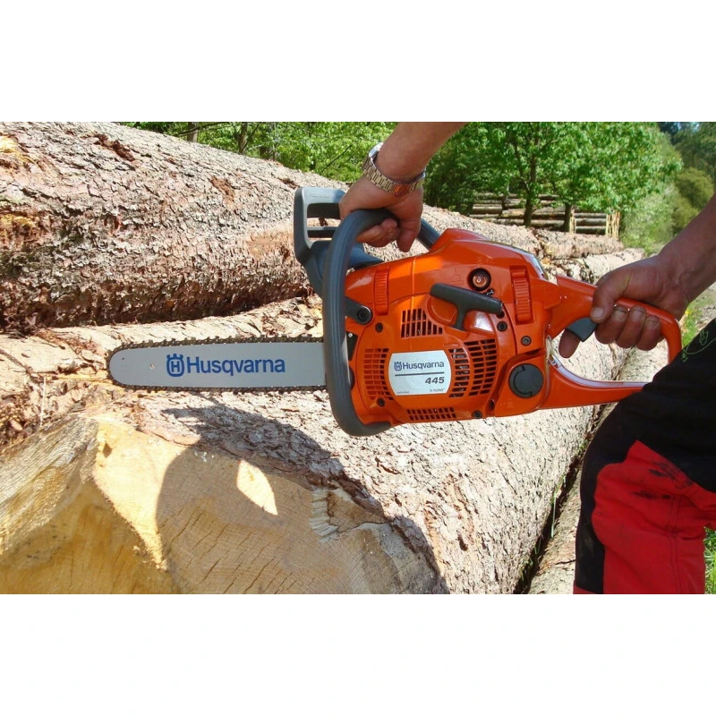 Husqvarna Tronçonneuse Thermique 45,7 Cm³ 2,1kW Guide 50 Cm 445 II 2 Husqvarna Tronçonneuse Thermique 45,7 Cm³ 2,1kW Guide 50 Cm 445 II – Image 2