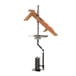 Tuyau Rigide TEN 344019 émail Noir Mat 100cm D80mm Avec Joint Viton -Kobleo tuyau rigide ten 344019 email noir mat 100cm d80mm avec joint viton 3