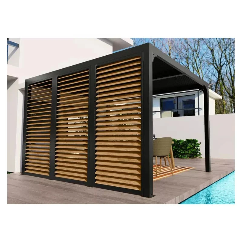 Ventelles Alu Habrita Foresta PERBIV36B Imitation Bois Pour Côté 3,60m 2 Ventelles Alu Habrita Foresta PERBIV36B Imitation Bois Pour Côté 3,60m – Image 2