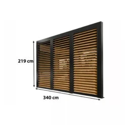 Ventelles Alu Habrita Foresta PERBIV36B Imitation Bois Pour Côté 3,60m 8 Ventelles Alu Habrita Foresta PERBIV36B Imitation Bois Pour Côté 3,60m -Kobleo ventelles alu habrita foresta perbiv36b imitation bois pour cote 3 60m 3