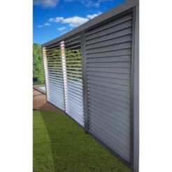 Ventelles Alu Mobiles Habrita Foresta PER BI V36 Pour Côté 3,60m Gris -Kobleo ventelles alu mobiles habrita foresta per bi v36 pour cote 3 60m gris 2