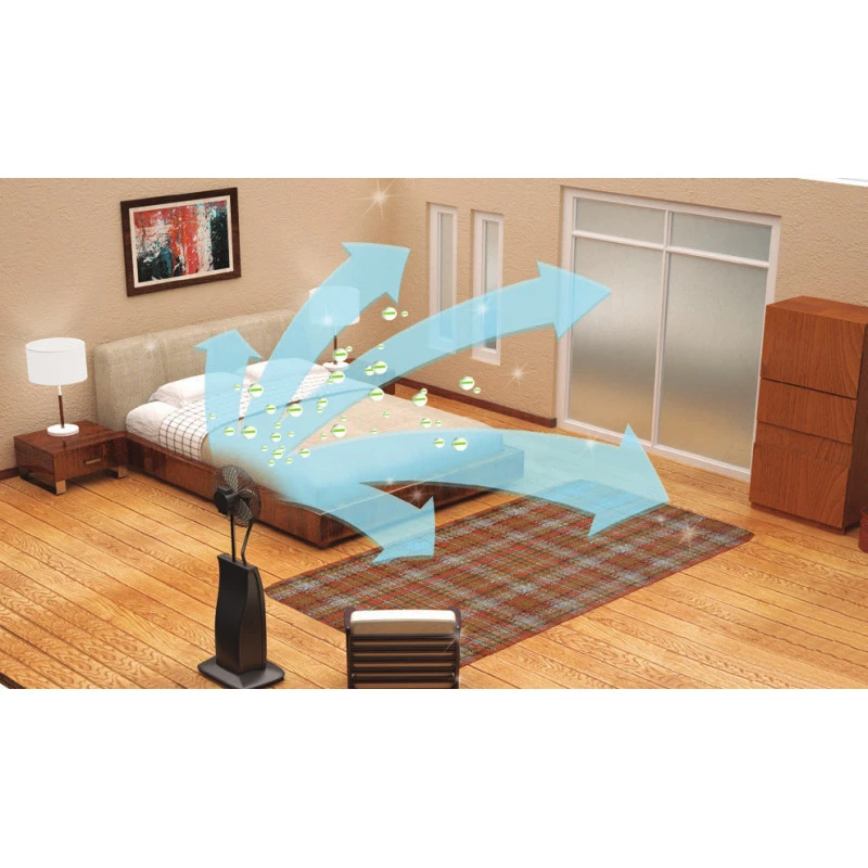 Ventilateur Brumisateur Sur Roues 90W 250m3 Aqua Breeze Vortice 4 Ventilateur Brumisateur Sur Roues 90W 250m3 Aqua Breeze Vortice – Image 4