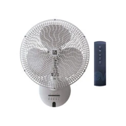 Ventilateur Mural Axelair VM2400 Gordon 2400m3/h D365mm Gris Clair