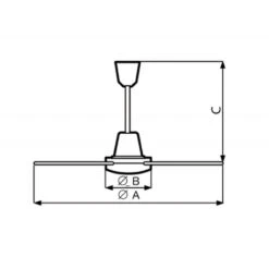 Ventilateur Plafond Réversible 140cm 70W 13500m3/h Couleur Blanc Nordi 7 Ventilateur Plafond Réversible 140cm 70W 13500m3/h Couleur Blanc Nordi -Kobleo ventilateur plafond reversible 140cm 70w 13500m3 h couleur blanc nordi 2