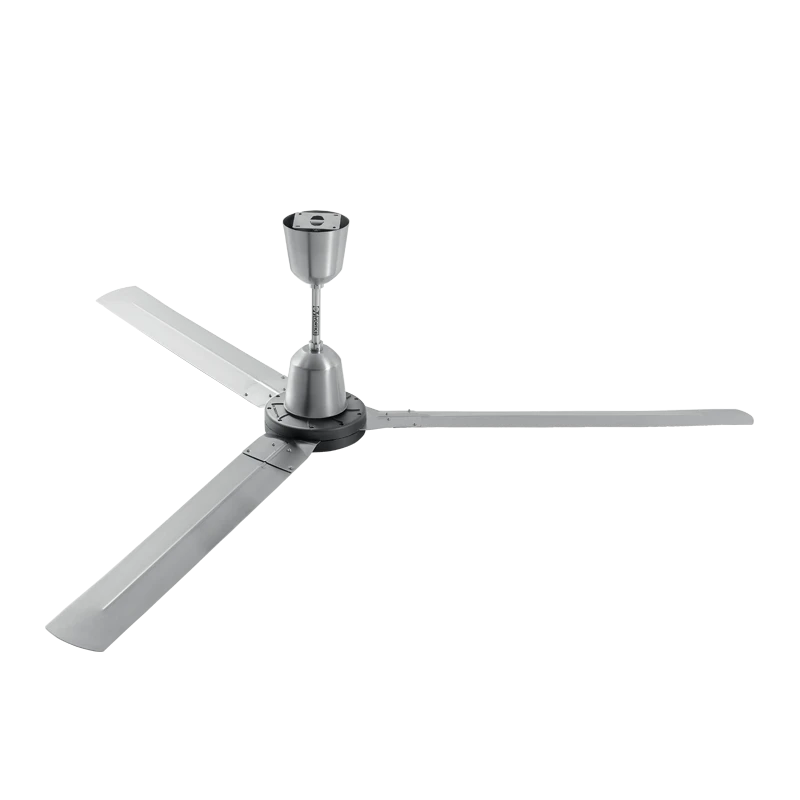 Ventilateur Plafonnier Réversible Inox 200cm 85W 22050m3/h Nordik Heav 2 Ventilateur Plafonnier Réversible Inox 200cm 85W 22050m3/h Nordik Heav – Image 2