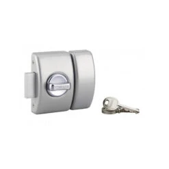 Verrou De Porte DESIGN 5 Goupilles 50 Mm Argent 3 Clés 71526