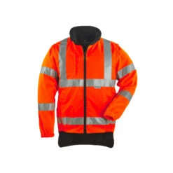 Veste Polyester Hi-Way Orange Manches Amovibles 3M Taille M Classe 3