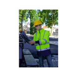 Veste Softshell Jaune/marine Manches Amovibles Taille M Classe 3 5 Veste Softshell Jaune/marine Manches Amovibles Taille M Classe 3 -Kobleo veste coverguard softshell taille m jaune marine manches amovibles 2