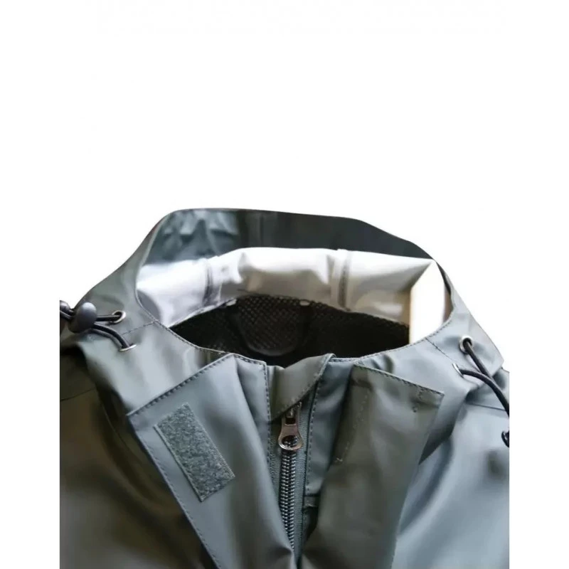 Veste De Pluie LMA 2055 ORAGE Taille 6 Kaki Foncé Imperméable 2 Veste De Pluie LMA 2055 ORAGE Taille 6 Kaki Foncé Imperméable – Image 2