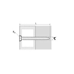 Vis Béton Scell-it A4-BTS75072F Inox A4 7,5x72mm Tête Fraisée 5 Vis Béton Scell-it A4-BTS75072F Inox A4 7,5x72mm Tête Fraisée -Kobleo vis beton scell it a4 bts75072f inox a4 7 5x72mm tete fraisee 2