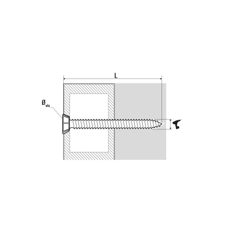 Vis Béton Scell-it A4-BTS75072F Inox A4 7,5x72mm Tête Fraisée 3 Vis Béton Scell-it A4-BTS75072F Inox A4 7,5x72mm Tête Fraisée – Image 3