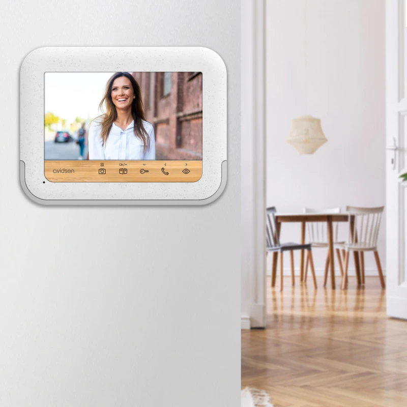 Visiophone BambooView éco-responsable écran 7" Portée 100m Avidsen 2 Visiophone BambooView éco-responsable écran 7" Portée 100m Avidsen – Image 2